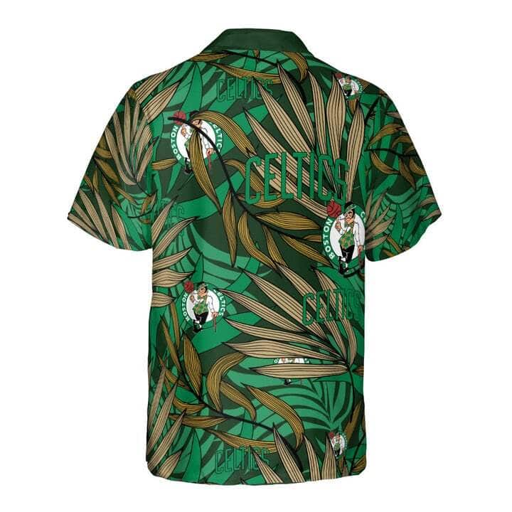 Aloha NBA Boston Celtics Hawaiian Shirt Tropical Palm Leaves Beach Lovers Gift Aloha NBA Boston Celtics Hawaiian Shirt Tropical Palm Leaves Beach Lovers Gift