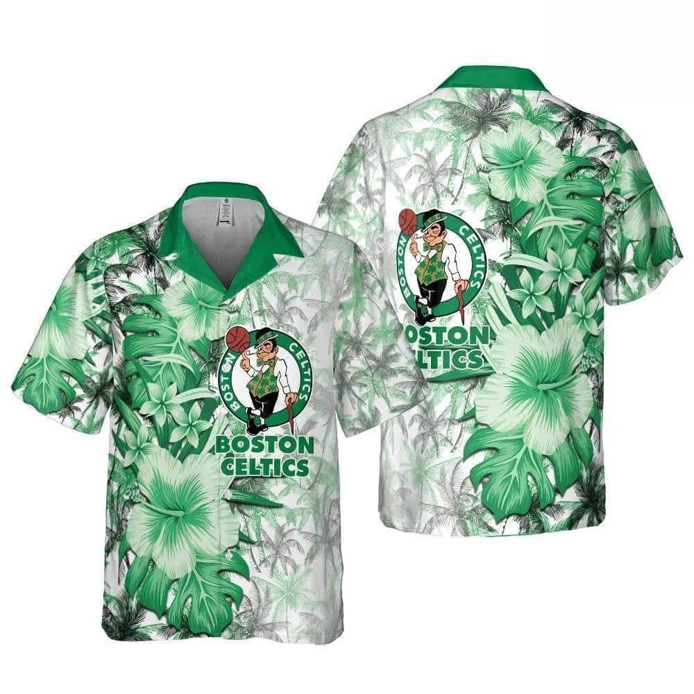 Aloha NBA Boston Celtics Hawaiian Shirt Hibiscus Flower Gift For Friend