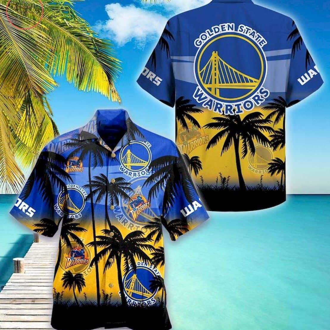 Vintage Golden State Warrior Hawaiian Shirt Vibes Summer Gift For Beach Lovers