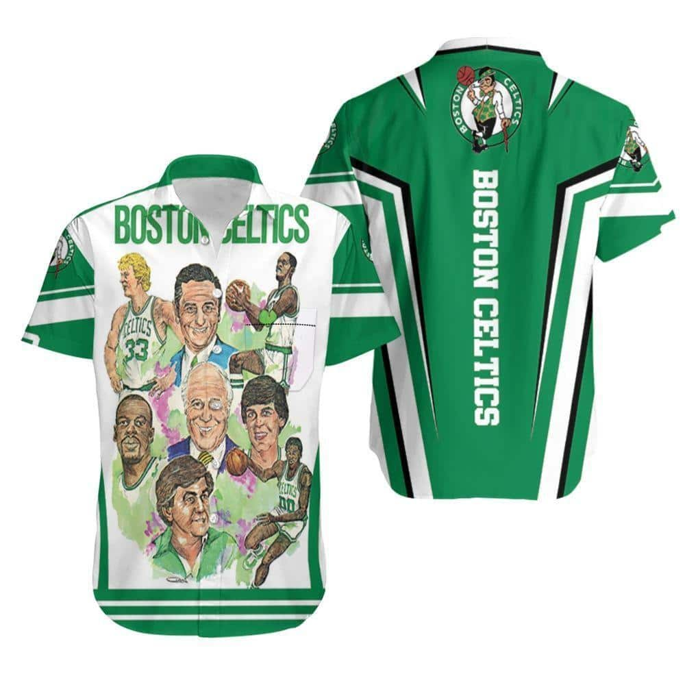 Stylish NBA Boston Celtics Hawaiian Shirt Gift For Family