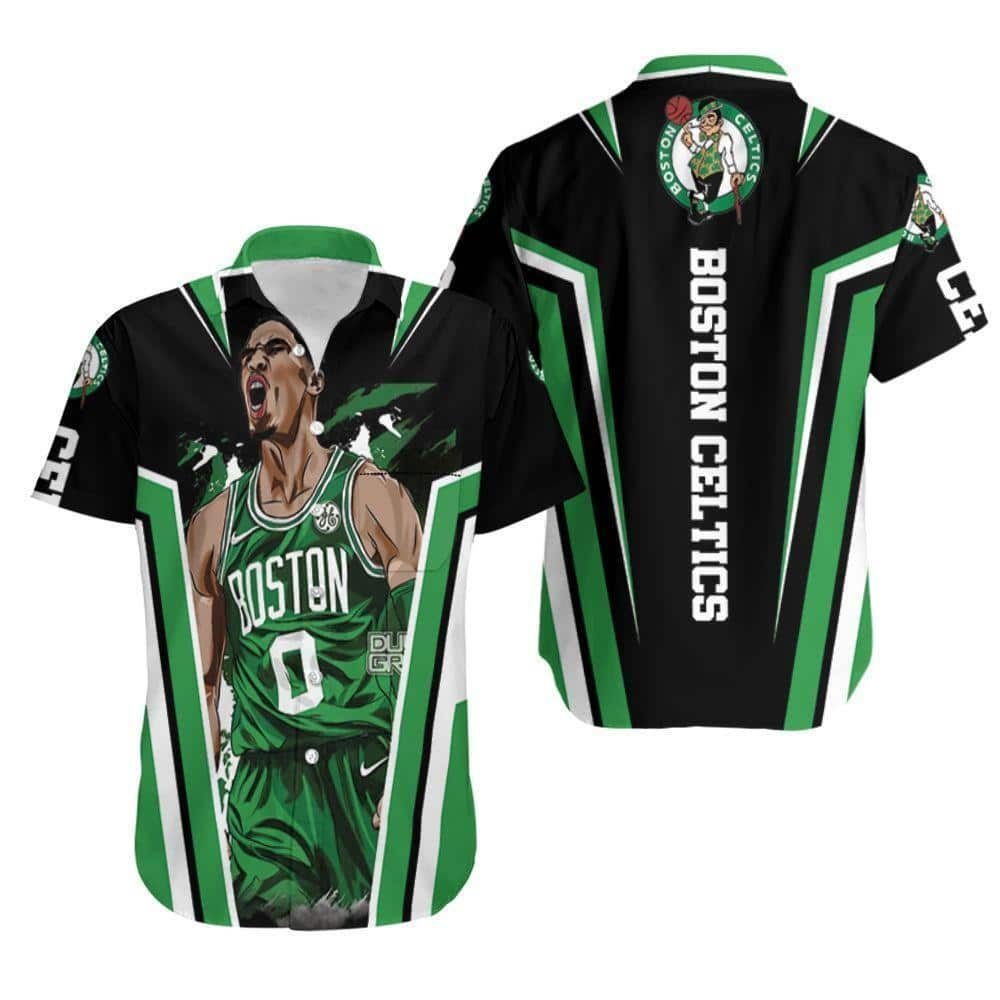 Stylish Boston Celtics Hawaiian Shirt Jayson Tatum Gift For Best Friend