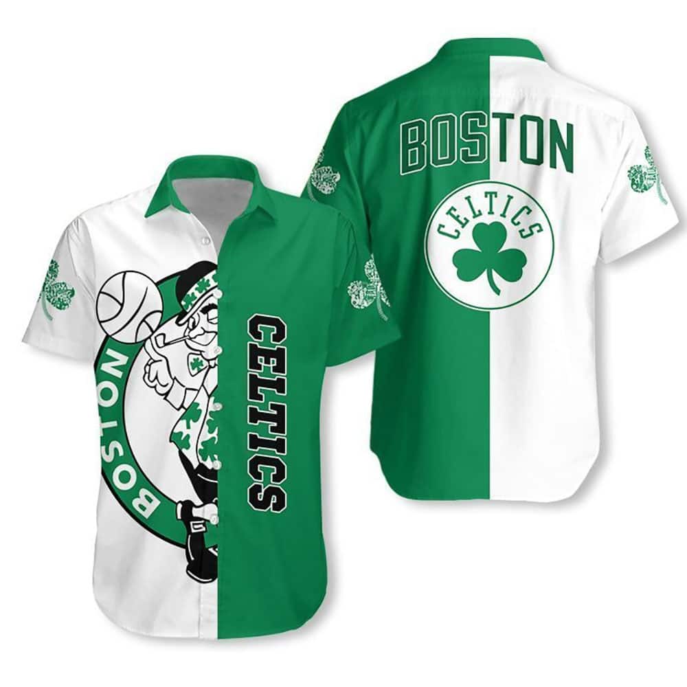 Cool Boston Celtics Hawaiian Shirt Beach Gift For Sports Lovers