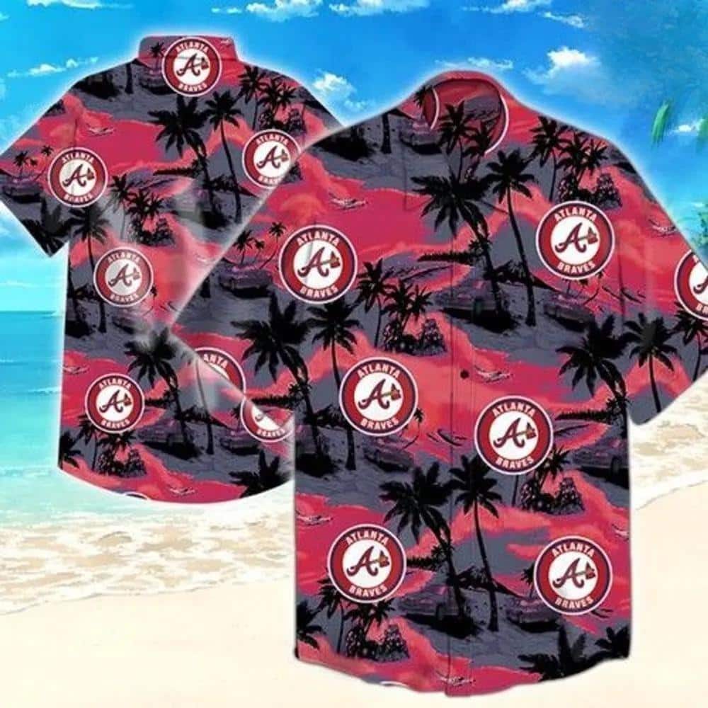 Vintage Atlanta Braves Hawaiian Shirt Summer Gift For Baseball Lovers