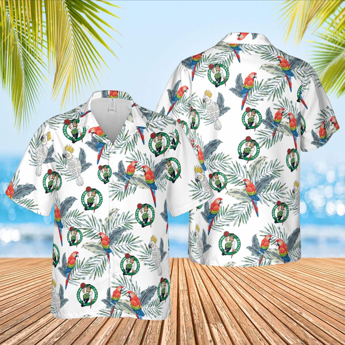 Aloha Boston Celtics Hawaiian Shirt Best Gift For Beach Lovers