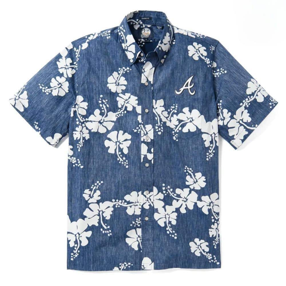 Aloha Atlanta Braves Hawaiian Shirt Tropical Flower Gift For Baseball Lovers