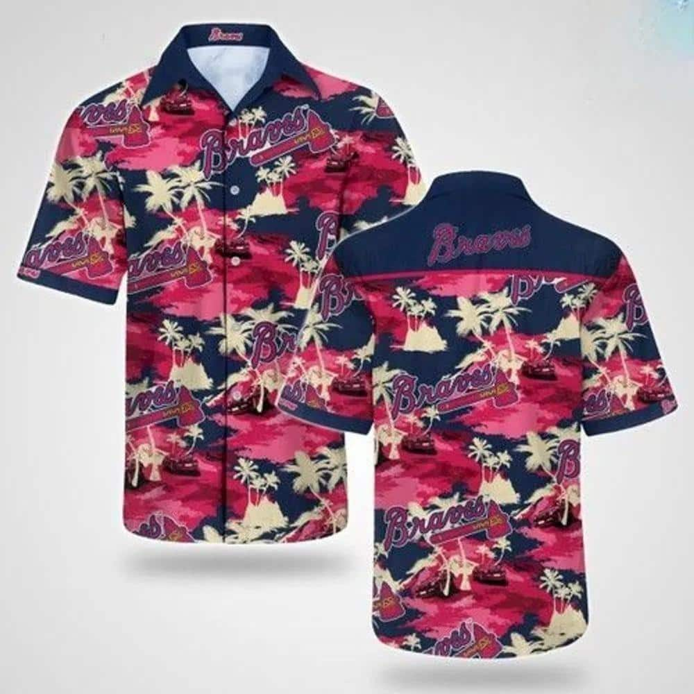 Aloha Atlanta Braves Hawaiian Shirt Summer Vibes Gift For Beach Lovers