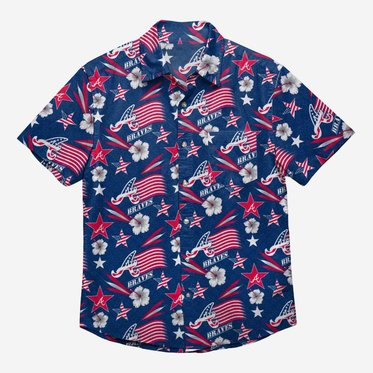 MLB Atlanta Braves Hawaiian Shirt Summer Gift For Best Friend MLB Atlanta Braves Hawaiian Shirt Summer Gift For Best Friend