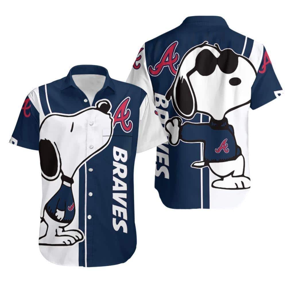 MLB Atlanta Braves Hawaiian Shirt Cool Snoopy Beach Gift For Friend