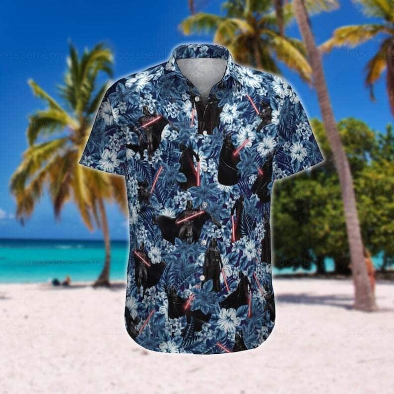 Aloha Star Wars Darth Vader Hawaiian Shirt Lightsaber Tropical Gift For Boyfriend Aloha Star Wars Darth Vader Hawaiian Shirt Lightsaber Tropical Gift For Boyfriend