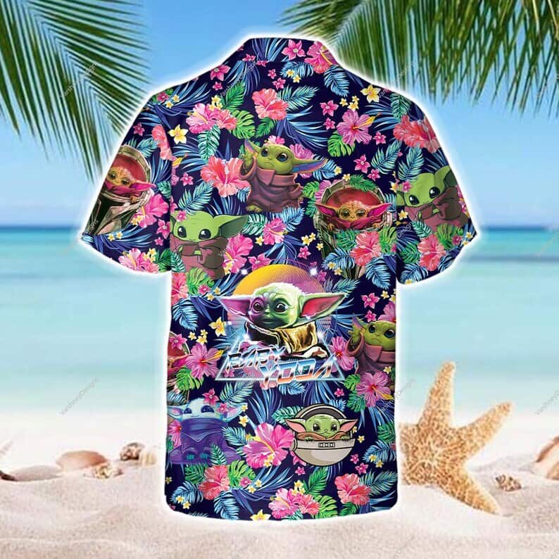 Aloha Vibes Baby Yoda Star Wars Hawaiian Shirt Gift For Beach Lovers Aloha Vibes Baby Yoda Star Wars Hawaiian Shirt Gift For Beach Lovers