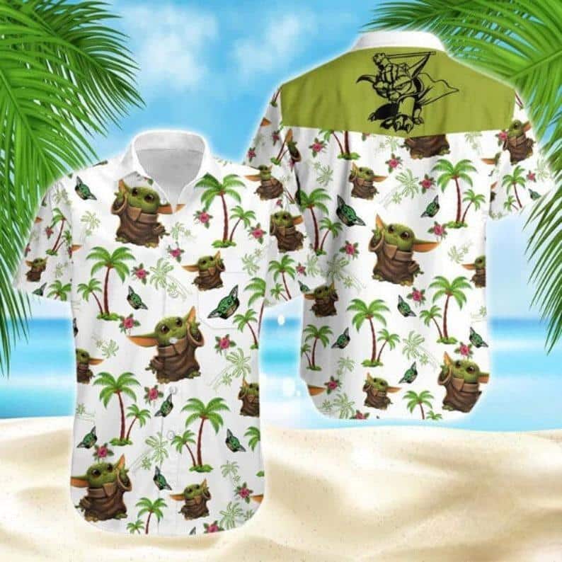 Baby Yoda Star Wars Hawaiian Shirt Beach Pattern Beach Vacation Gift Baby Yoda Star Wars Hawaiian Shirt Beach Pattern Beach Vacation Gift