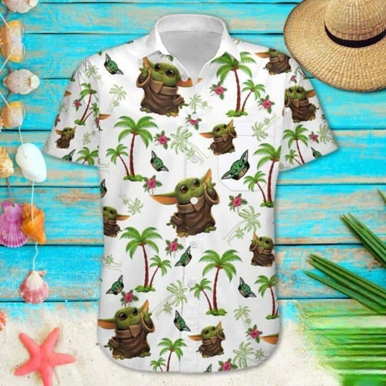 Baby Yoda Star Wars Hawaiian Shirt Beach Pattern Beach Vacation Gift Baby Yoda Star Wars Hawaiian Shirt Beach Pattern Beach Vacation Gift