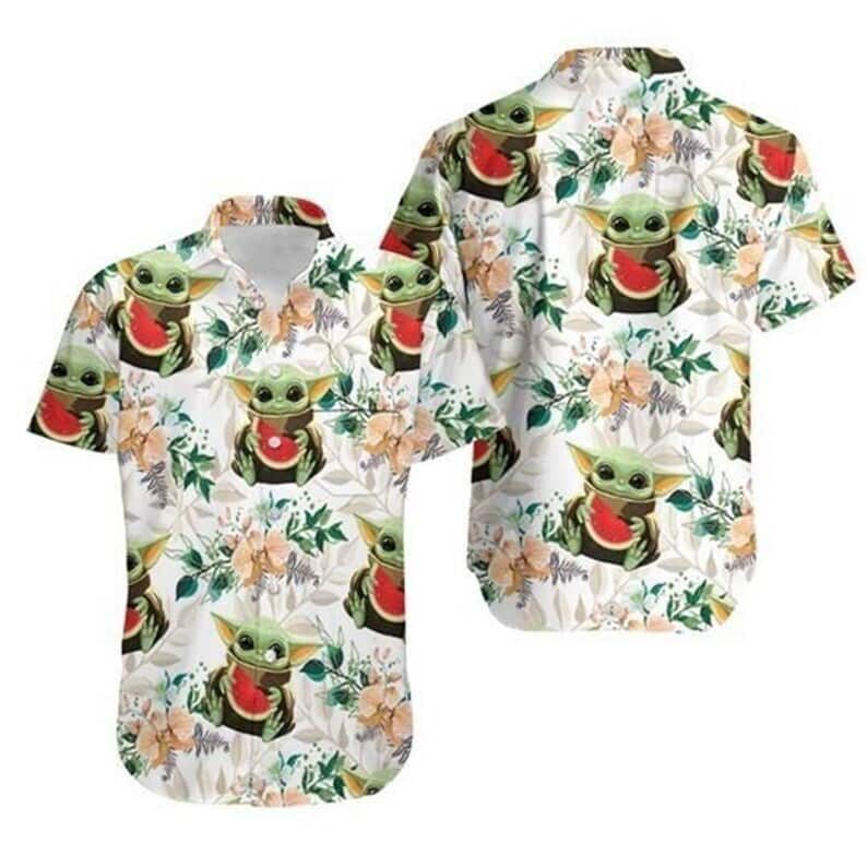 Aloha Baby Yoda Star Wars Hawaiian Shirt Summer Vacation Gift Aloha Baby Yoda Star Wars Hawaiian Shirt Summer Vacation Gift