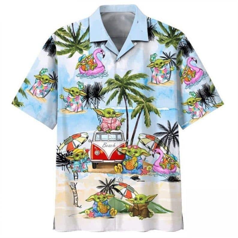 Summer Aloha Baby Yoda Star Wars Hawaiian Shirt Summer Beach Gift Summer Aloha Baby Yoda Star Wars Hawaiian Shirt Summer Beach Gift