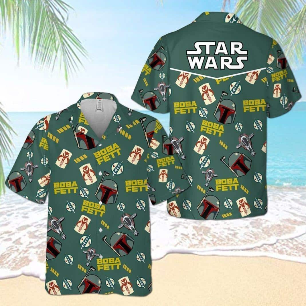 Aloha Star Wars Boba Fett Hawaiian Shirt Beach Gift For Friend Aloha Star Wars Boba Fett Hawaiian Shirt Beach Gift For Friend