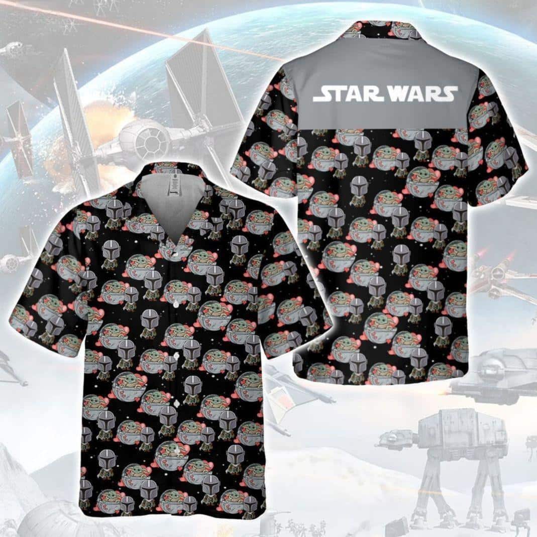 Black Aloha Baby Yoda Star Wars Hawaiian Shirt Beach Gift For Movie Lovers Black Aloha Baby Yoda Star Wars Hawaiian Shirt Beach Gift For Movie Lovers
