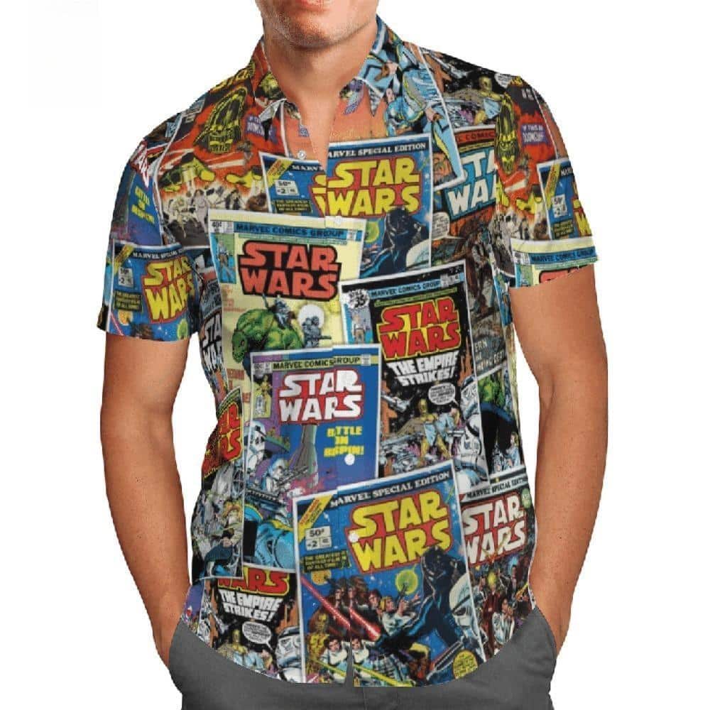 Magazine Star Wars Hawaiian Shirt Gift For Movie Lovers Magazine Star Wars Hawaiian Shirt Gift For Movie Lovers