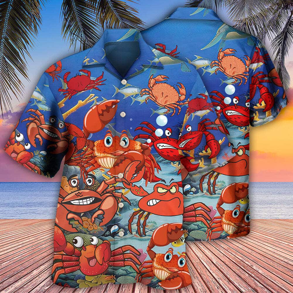 Funny Crabs We Rule The Ocean Hawaiian Shirt Beach Lovers Gift Funny Crabs We Rule The Ocean Hawaiian Shirt Beach Lovers Gift