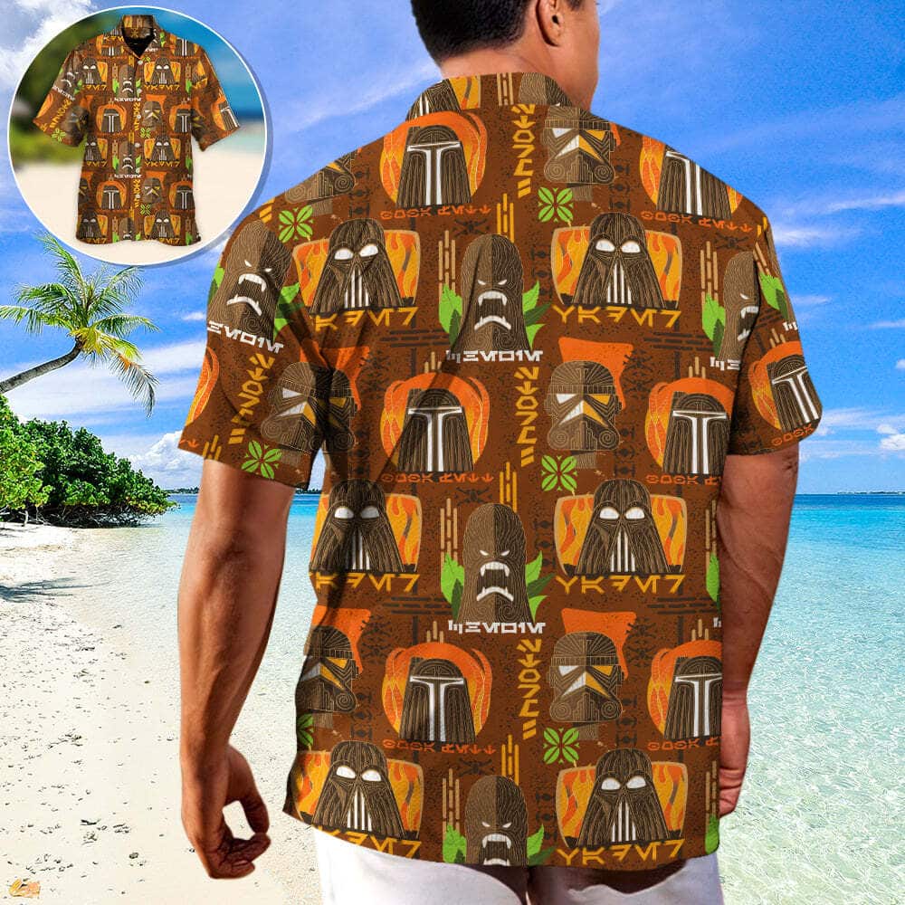 Star Wars Darth Vader Stormtrooper Art Funny Hawaiian Shirt Beach Gift For Him Star Wars Darth Vader Stormtrooper Art Funny Hawaiian Shirt Beach Gift For Him