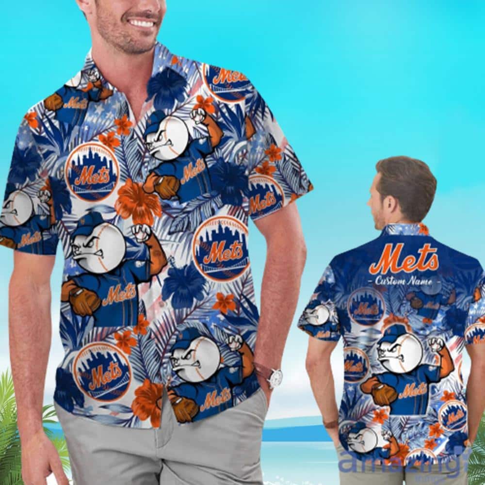 Aloha MLB New York Mets Hawaiian Shirt Custom Name Beach Vacation Gift Aloha MLB New York Mets Hawaiian Shirt Custom Name Beach Vacation Gift