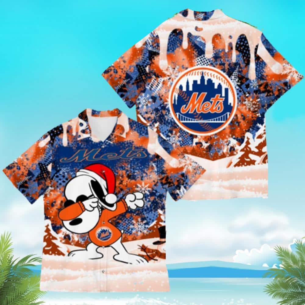 Cool MLB New York Mets Hawaiian Shirt Snoopy Dabbing The Peanuts Gift For Summer Cool MLB New York Mets Hawaiian Shirt Snoopy Dabbing The Peanuts Gift For Summer