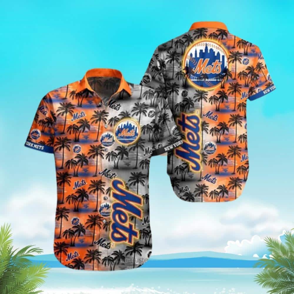 Vintage MLB New York Mets Hawaiian Shirt Palm Tree Gift For Summer Trip Vintage MLB New York Mets Hawaiian Shirt Palm Tree Gift For Summer Trip