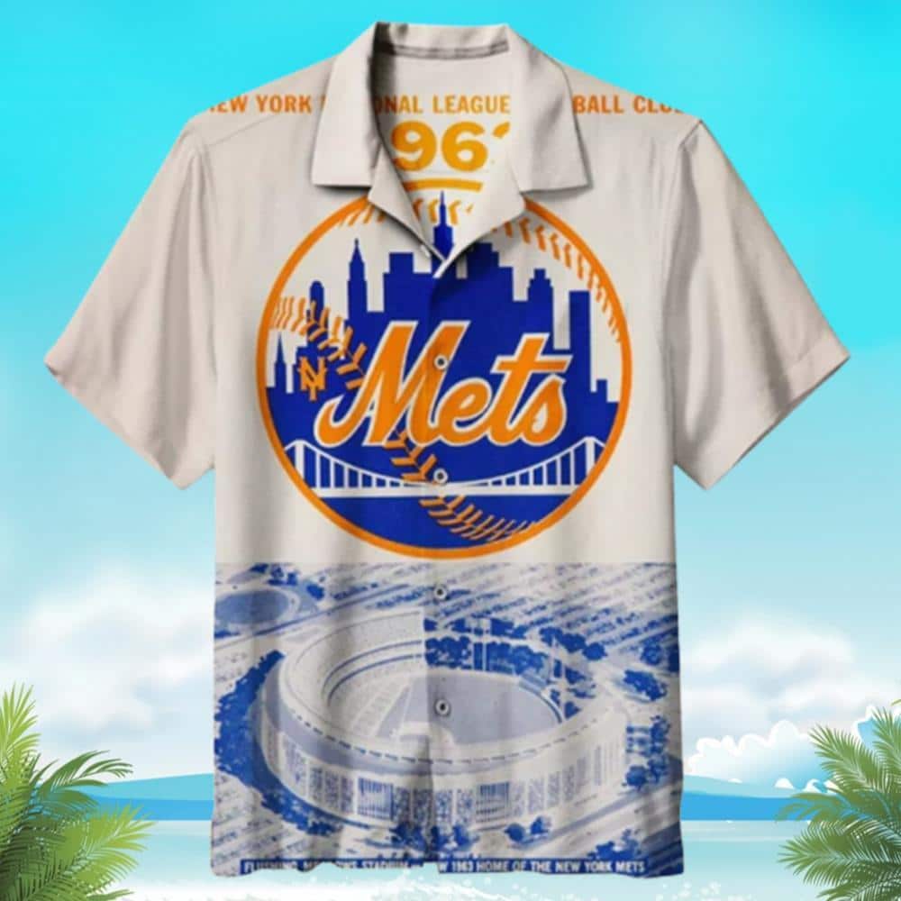 Stylish MLB New York Mets Hawaiian Shirt Gift For Beach Vacation Stylish MLB New York Mets Hawaiian Shirt Gift For Beach Vacation