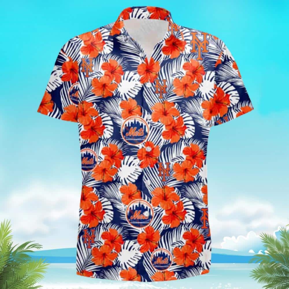 Aloha MLB New York Mets Hawaiian Shirt Hibiscus Flowers Practical Beach Gift Aloha MLB New York Mets Hawaiian Shirt Hibiscus Flowers Practical Beach Gift