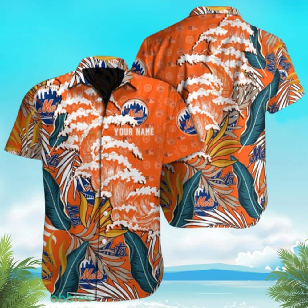 Custom MLB New York Mets Hawaiian Shirt Summer Gift For Friend Custom MLB New York Mets Hawaiian Shirt Summer Gift For Friend