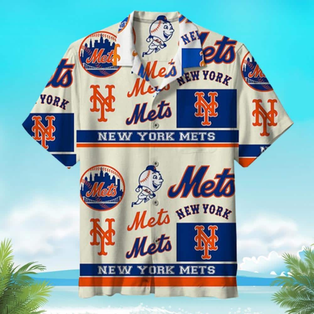 Vintage MLB New York Mets Hawaiian Shirt Summer Gift For Friend Vintage MLB New York Mets Hawaiian Shirt Summer Gift For Friend