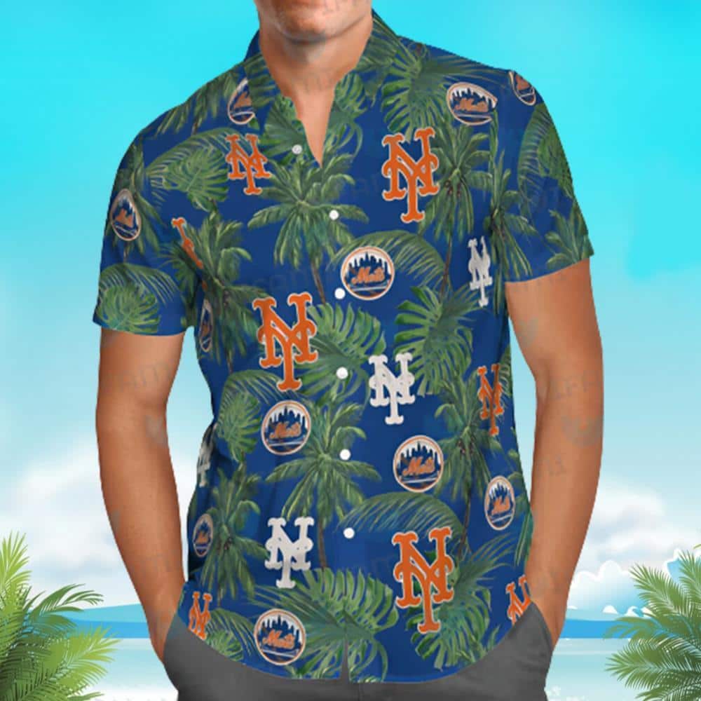 Aloha MLB New York Mets Hawaiian Shirt Tropical Tree Gift For Beach Holiday Aloha MLB New York Mets Hawaiian Shirt Tropical Tree Gift For Beach Holiday