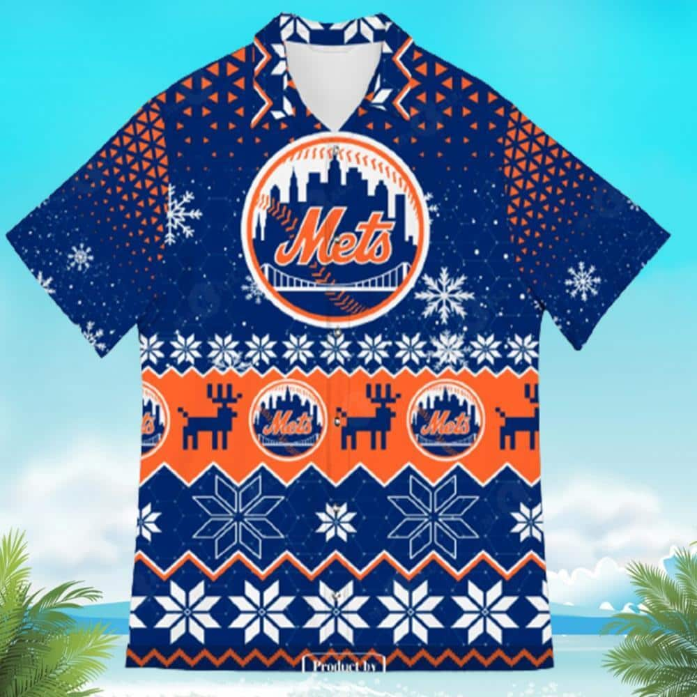 Special MLB New York Mets Hawaiian Shirt Christmas Gift For Family