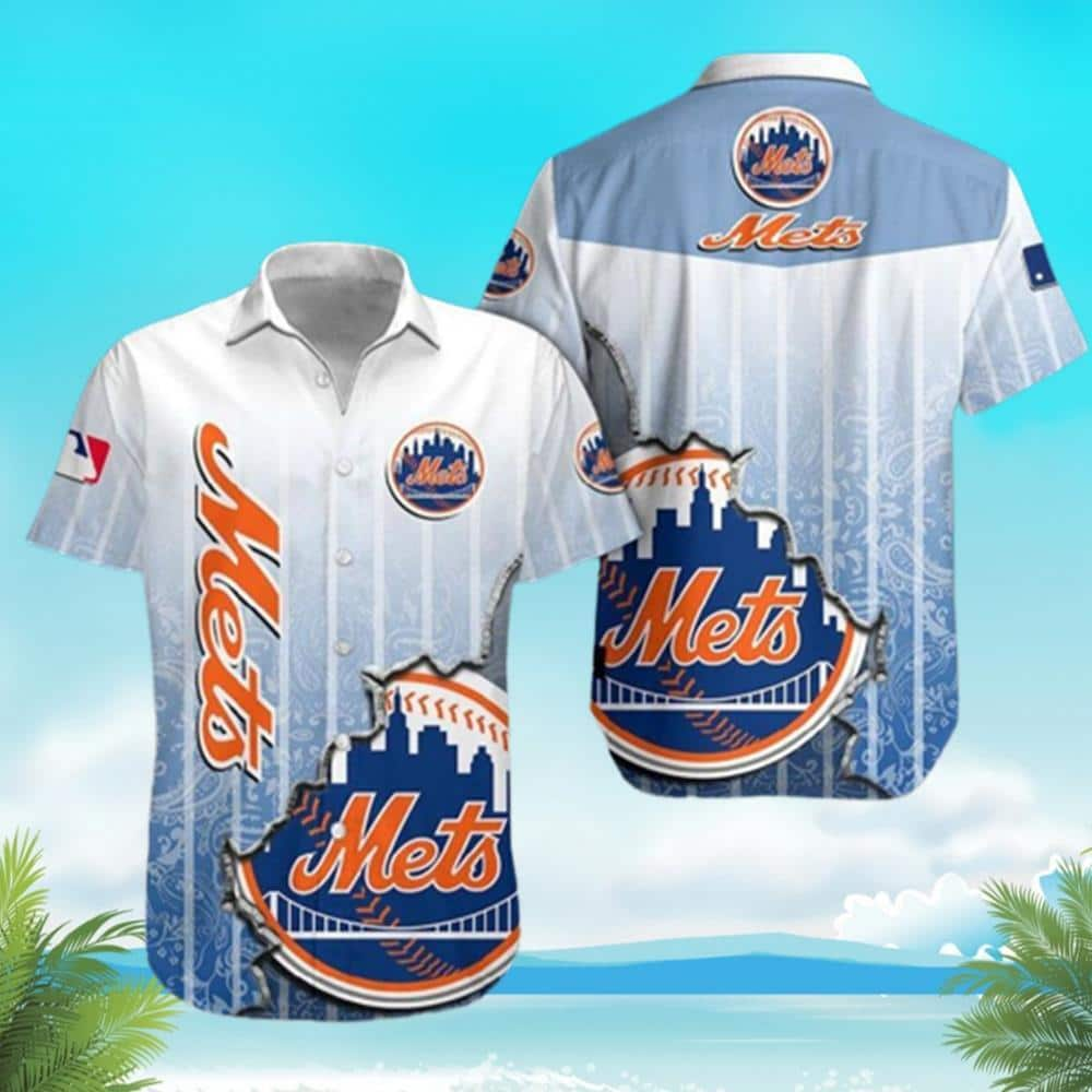 Stylish MLB New York Mets Hawaiian Shirt Beach Lovers Gift