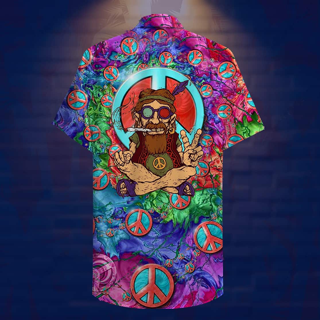 Colorful Funny Hawaiian Shirt Peace Life Gift For Beach Vacation Colorful Funny Hawaiian Shirt Peace Life Gift For Beach Vacation